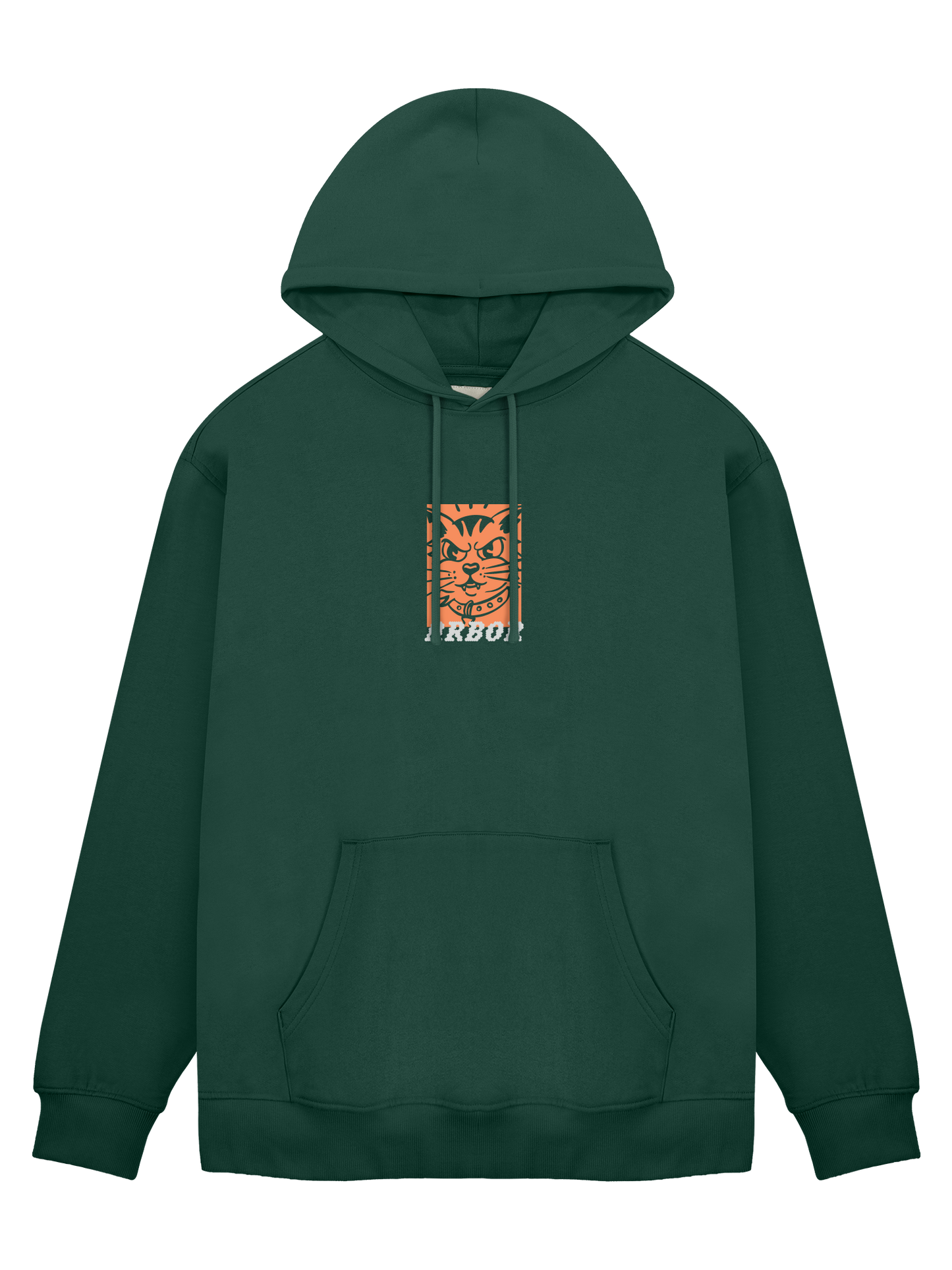 Whiskers Hood - Forest Green