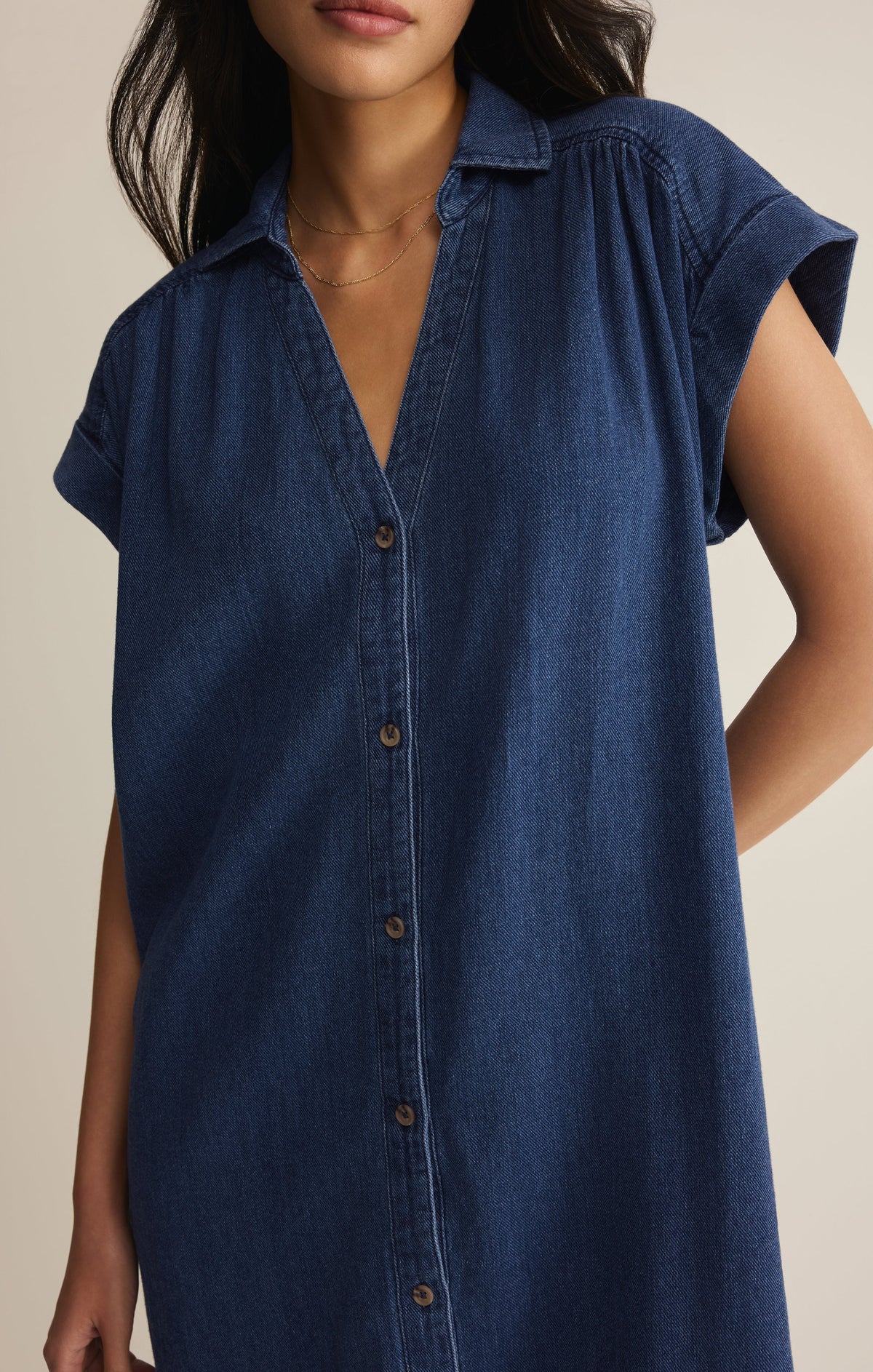 Shellbound Twill Dress