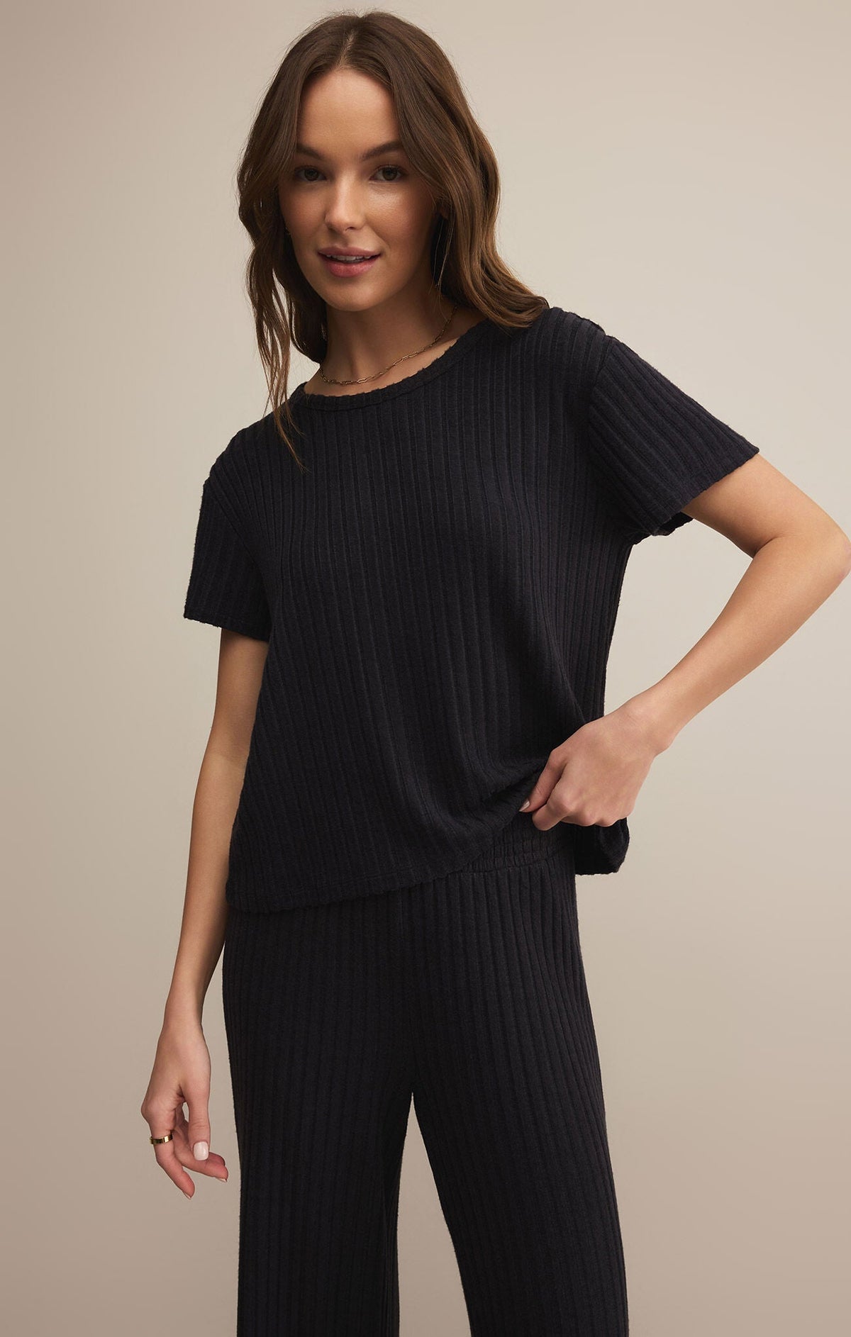 Kara Rib Tee