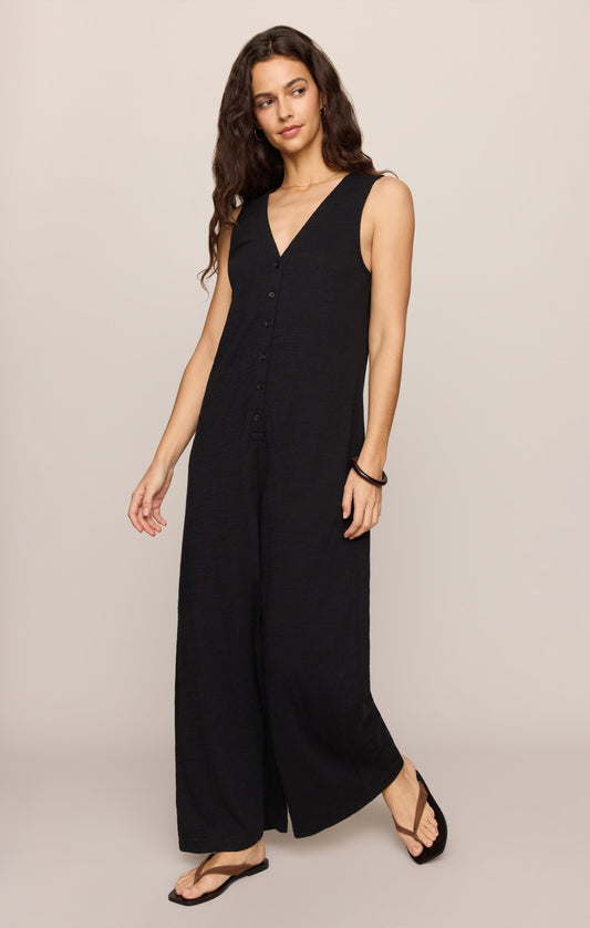 Solace Textured Slub Jumpsuit