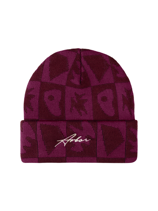 Roots Beanie - Mulberry