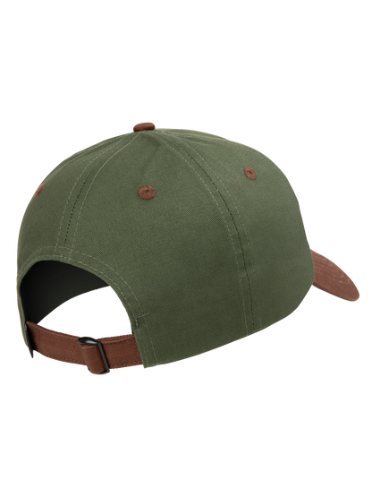 Whiskers Cap - Forest Green/Chocolate