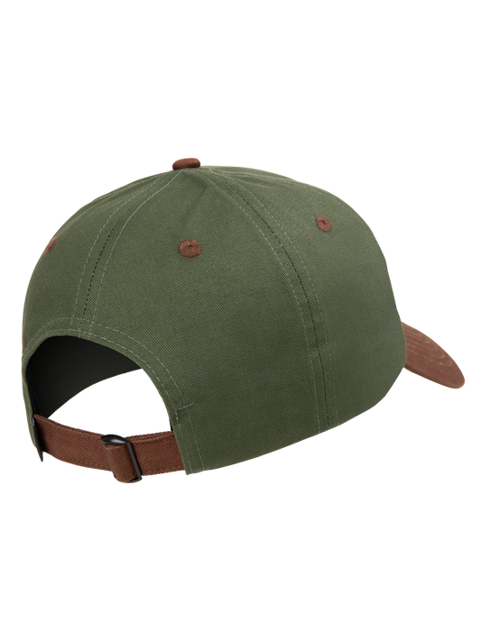 Whiskers Cap - Forest Green/Chocolate