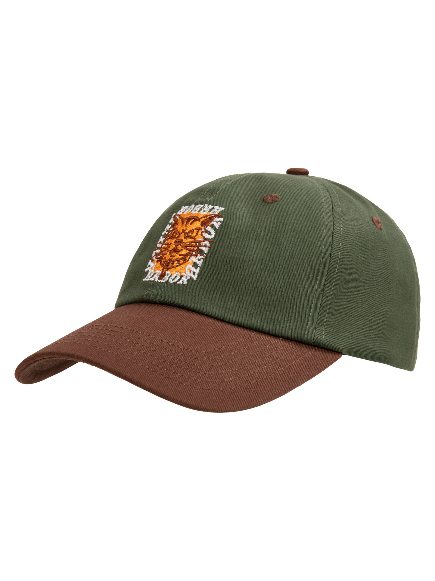 Whiskers Cap - Forest Green/Chocolate