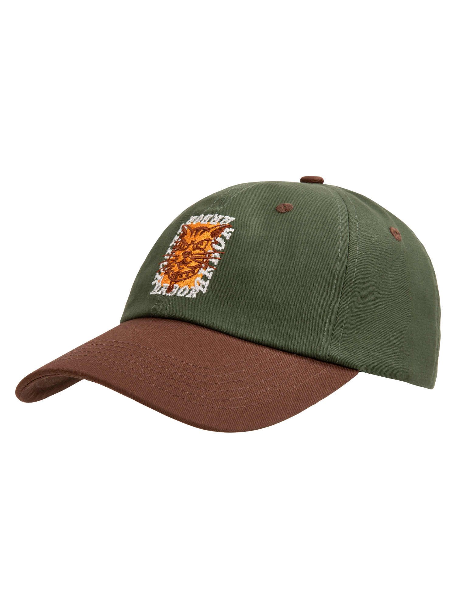 Whiskers Cap - Forest Green/Chocolate