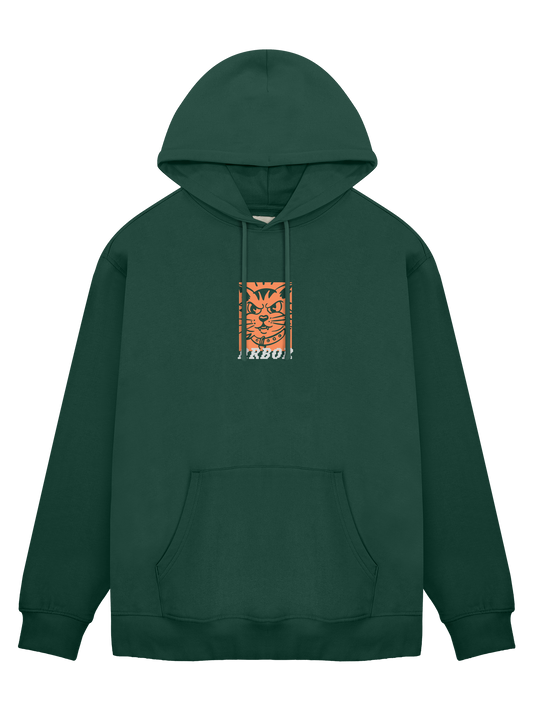 Whiskers Hood - Forest Green