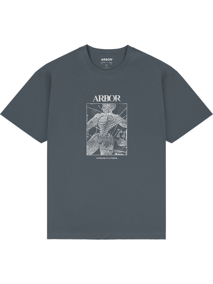Anatomy T-Shirt - Charcoal / Glow