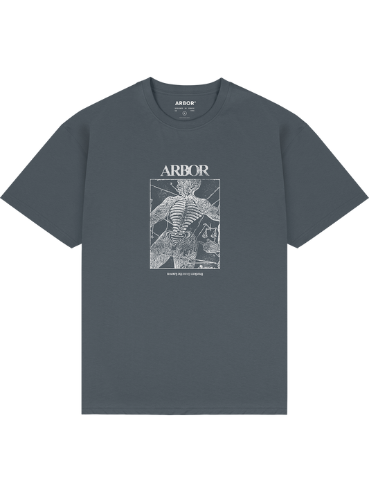 Anatomy T-Shirt - Charcoal / Glow