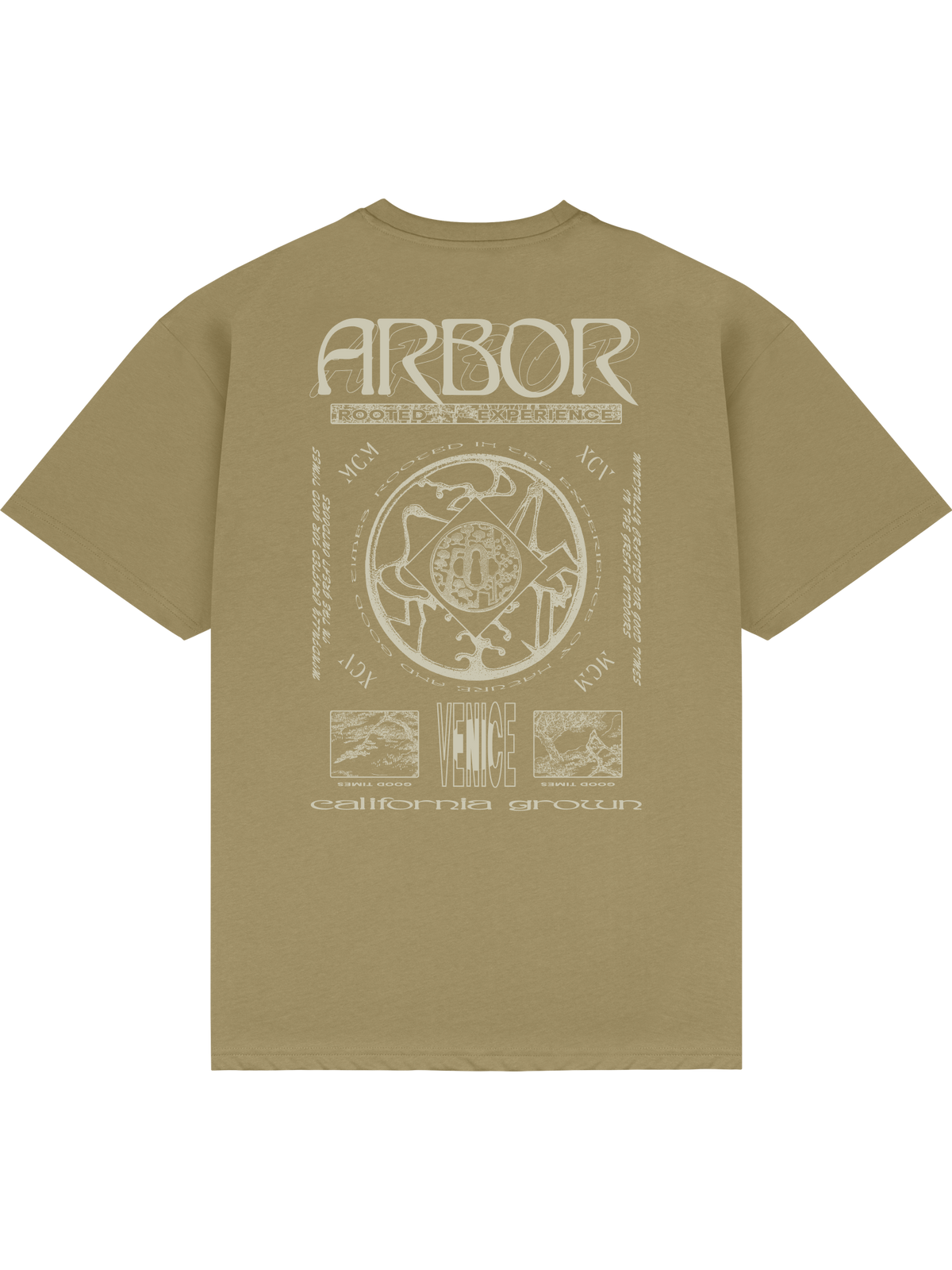 Evergreen T-Shirt - Dark Sand