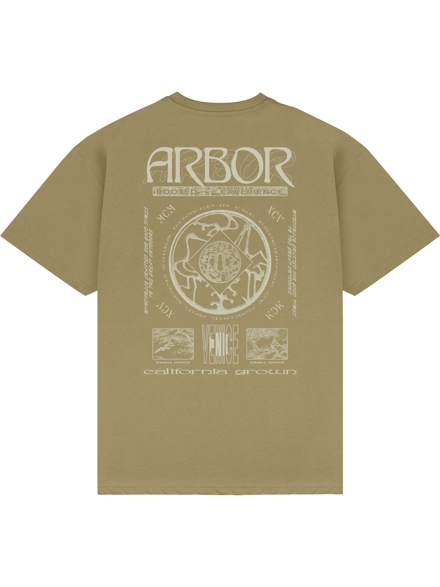 Evergreen T-Shirt - Dark Sand