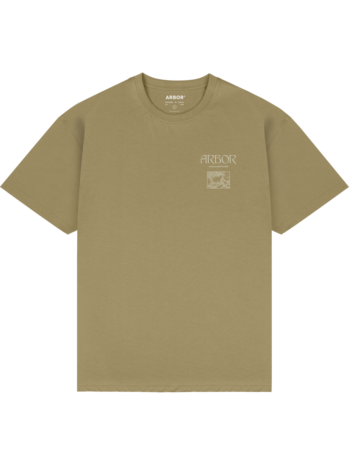 Evergreen T-Shirt - Dark Sand