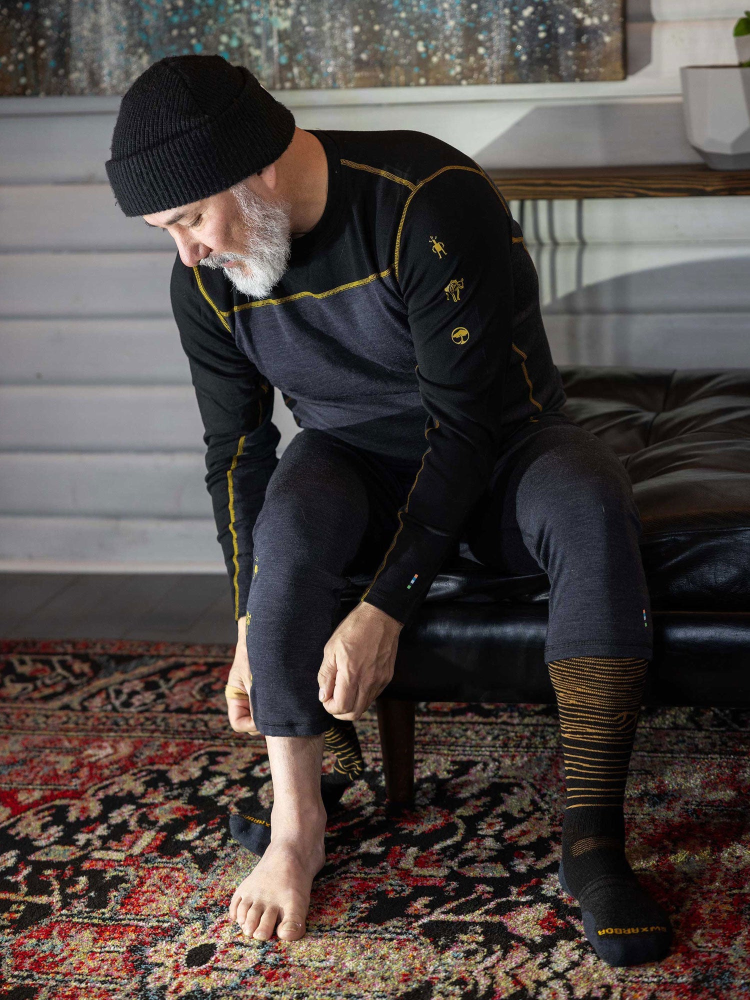 Smartwool + Arbor Thermal Merino Base Layer Colorblock Crew