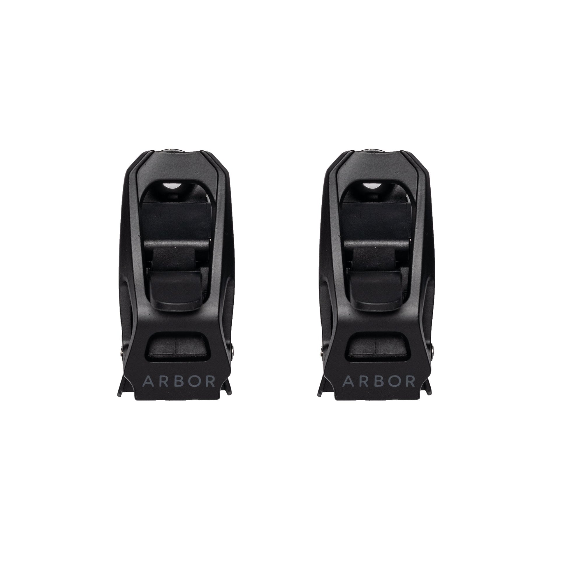 Binding Black Ankle Buckle Pair