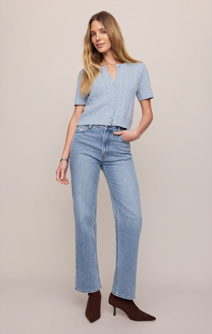 The Muse High-Rise Straight Denim