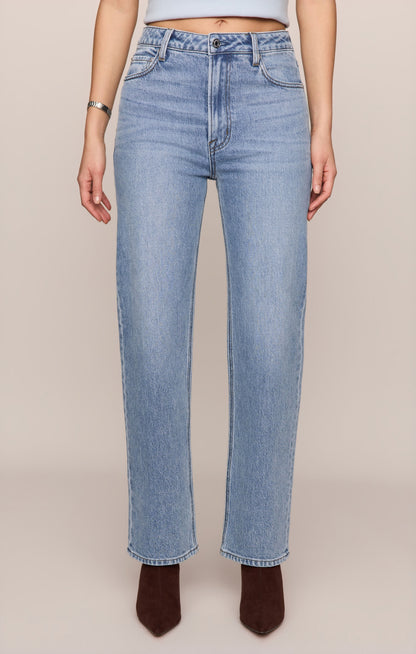 The Muse High-Rise Straight Denim