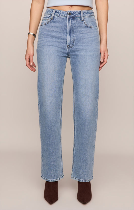 The Muse High-Rise Straight Denim