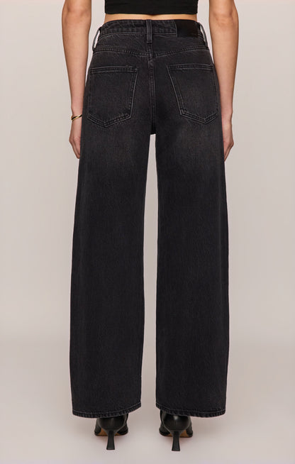 The Show Off High-Rise Bowed Denim
