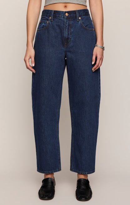The Off Duty Mid-Rise Bowed Ankle Denim