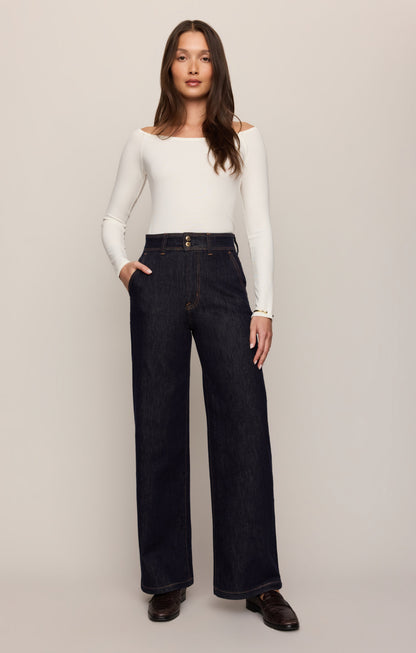The Atelier High-Rise Trouser Denim