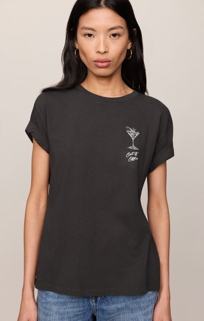 Martini Graphic Boyfriend Tee