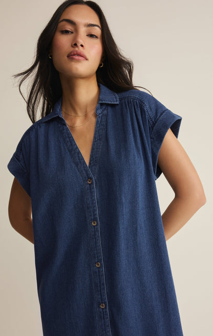 Shellbound Twill Dress