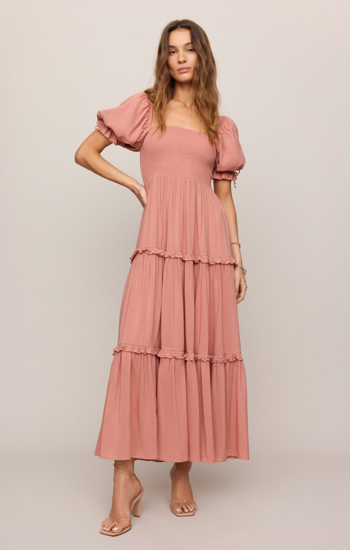 Eliora Smocked Maxi Dress