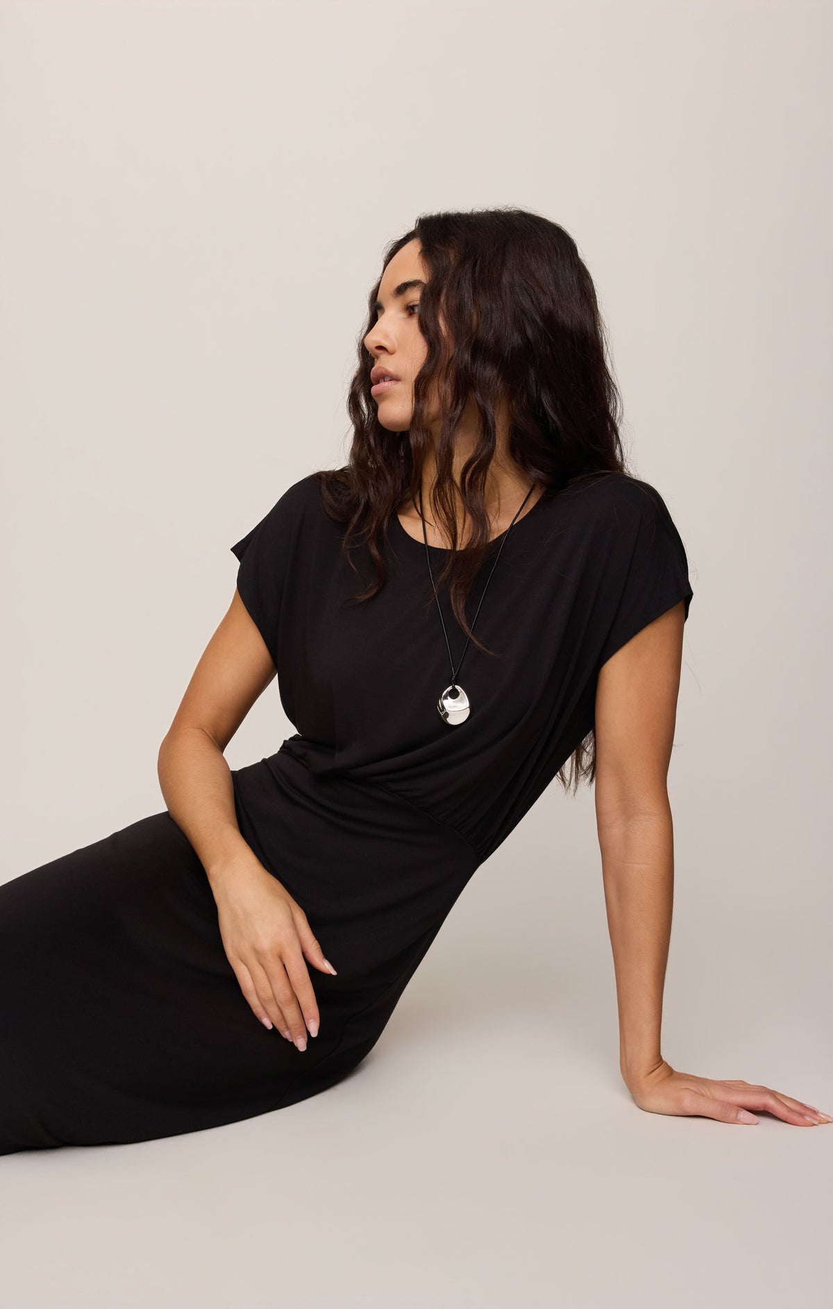 Anika Jersey Midi Dress