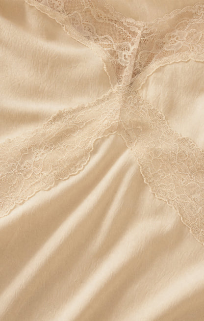 Bruna Lace Inset Midi Dress