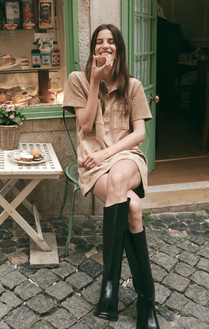 Leone Suede Mini Dress