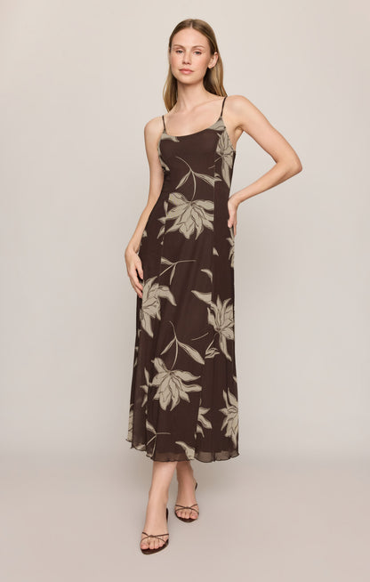 Charisma Floral Mesh Maxi Dress