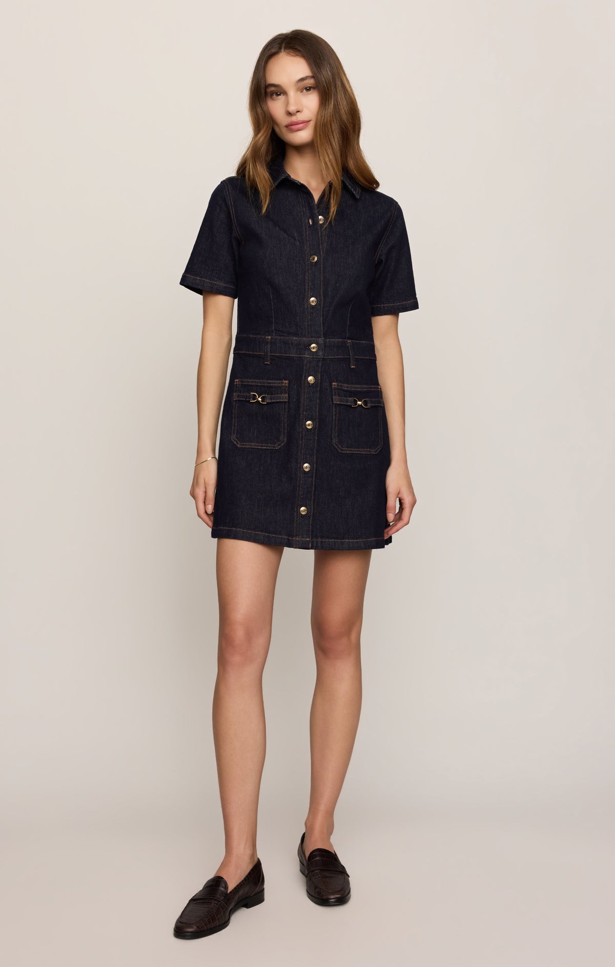 Crush Denim Mini Dress