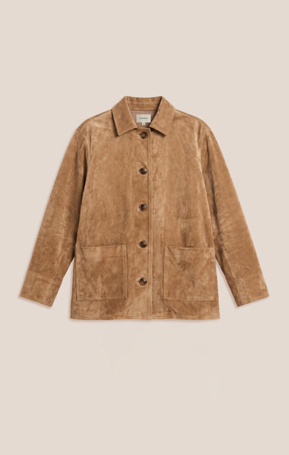 Decker Faux Suede Chore Coat