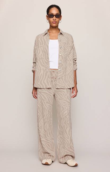All Day Knit Zebra Jacket