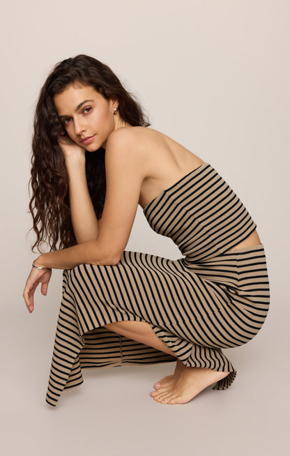 Ainslie Stripe Midi Skirt