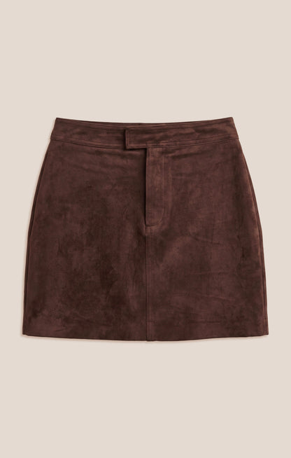 Perri Suede Mini Skirt