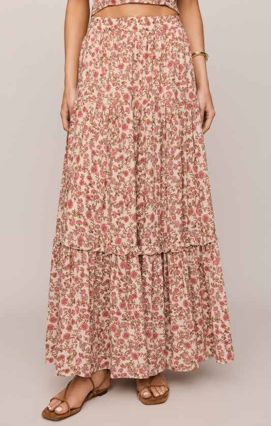 Mora Floral Maxi Skirt