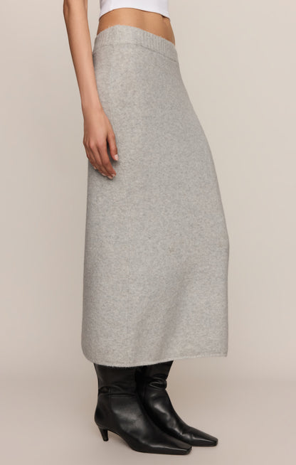 Cozy Moment Sweater Midi Skirt