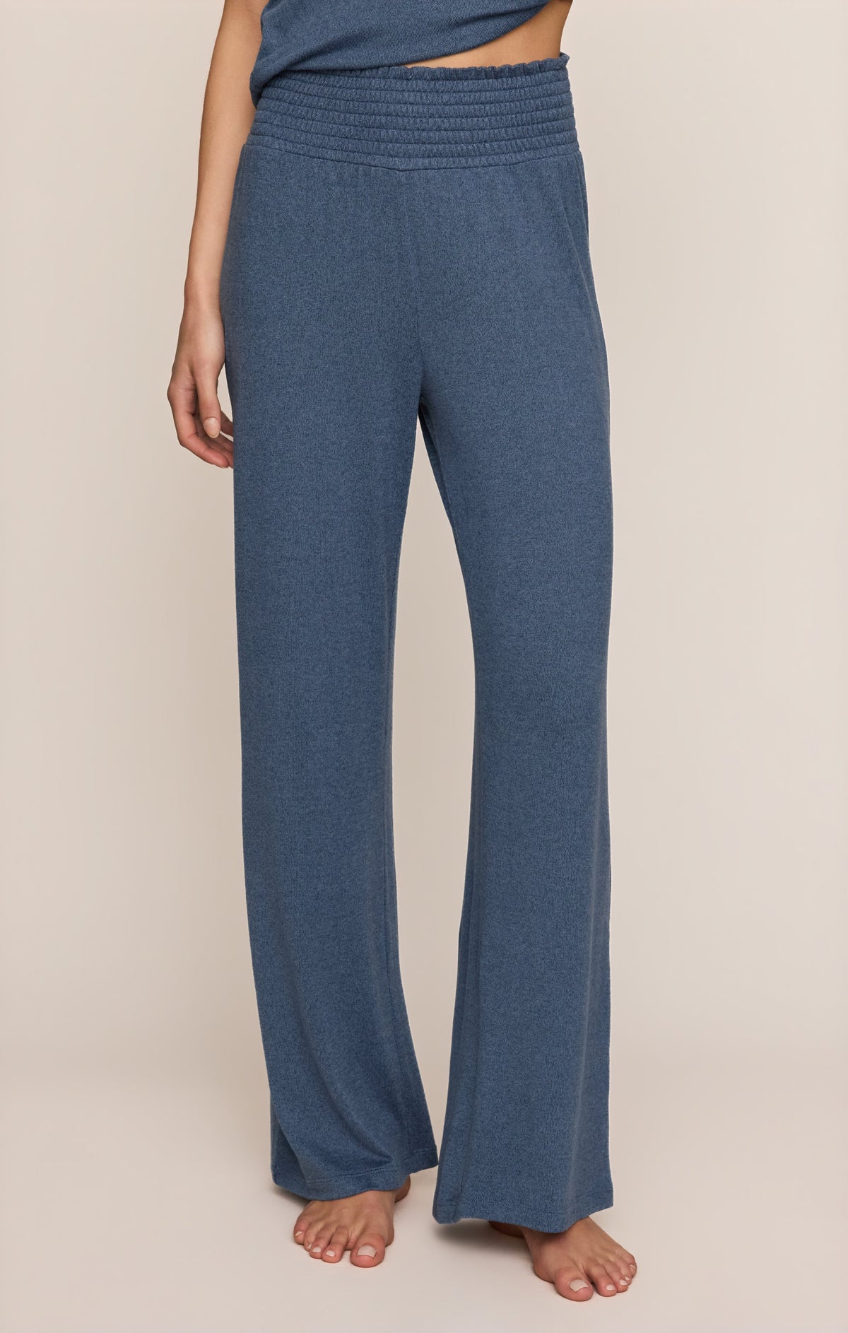 Dawn Smocked Soft Knit Pant