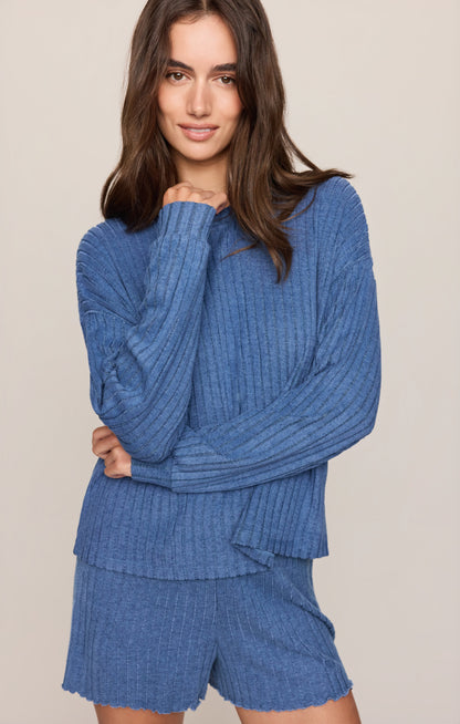 Daydream Silky Rib Long Sleeve Top