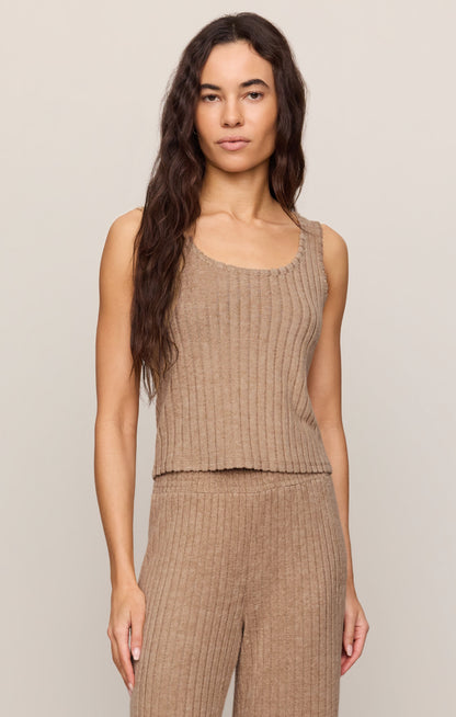 Double Scoop Silky Rib Tank