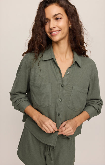 Waffle Brushed Thermal Shirt