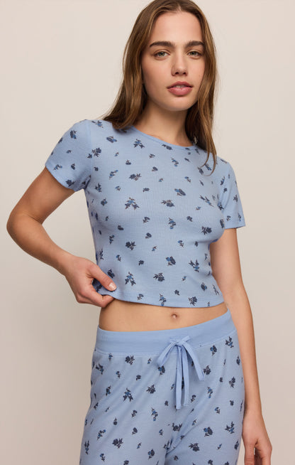 Floral Thermal Tee