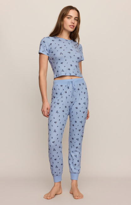 Floral Thermal Tee