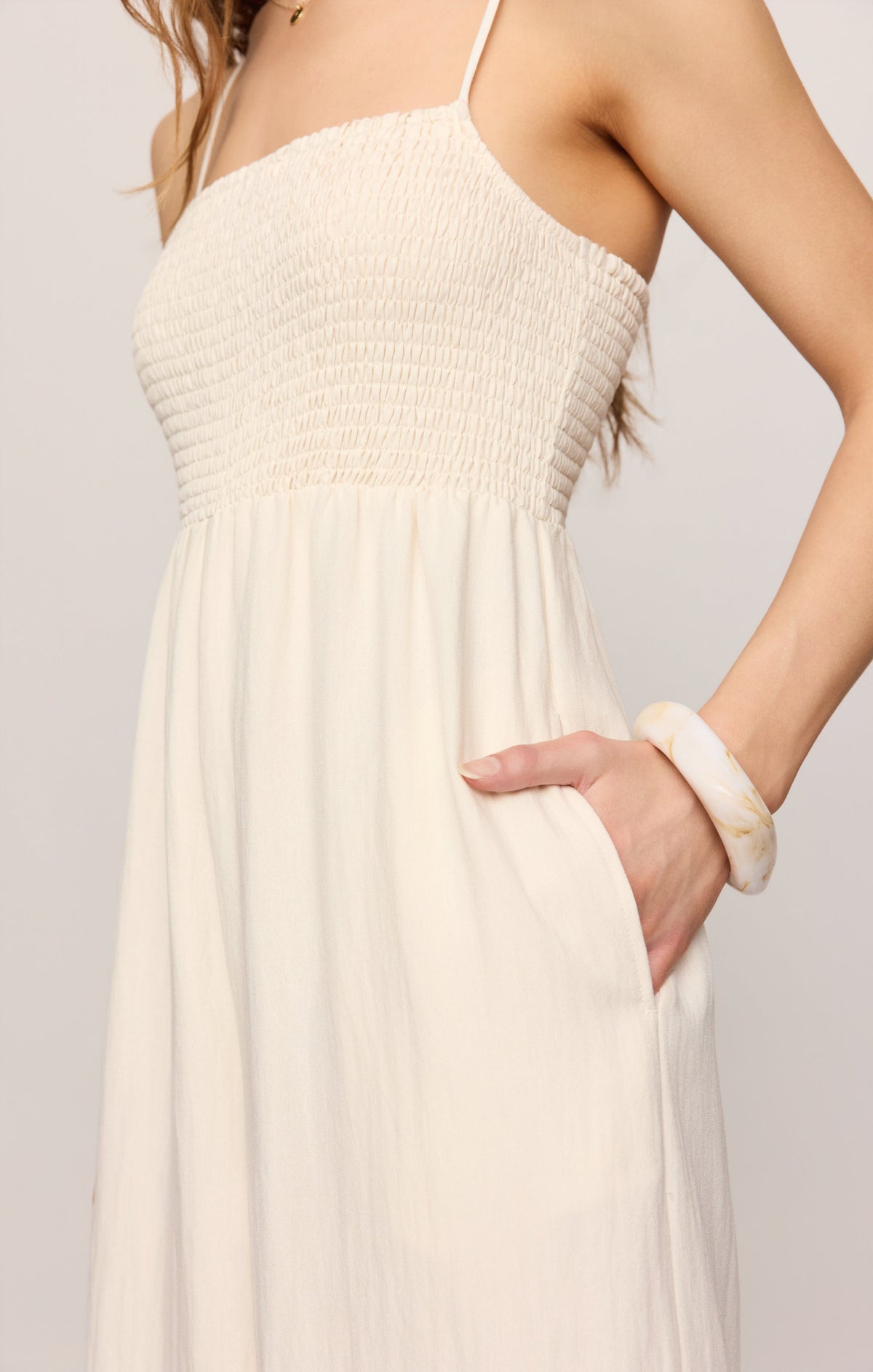 Beachside Smocked Jumpsuit