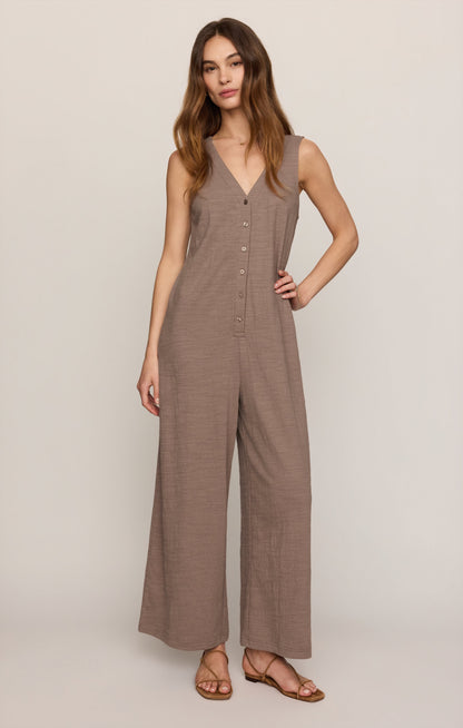 Solace Textured Slub Jumpsuit