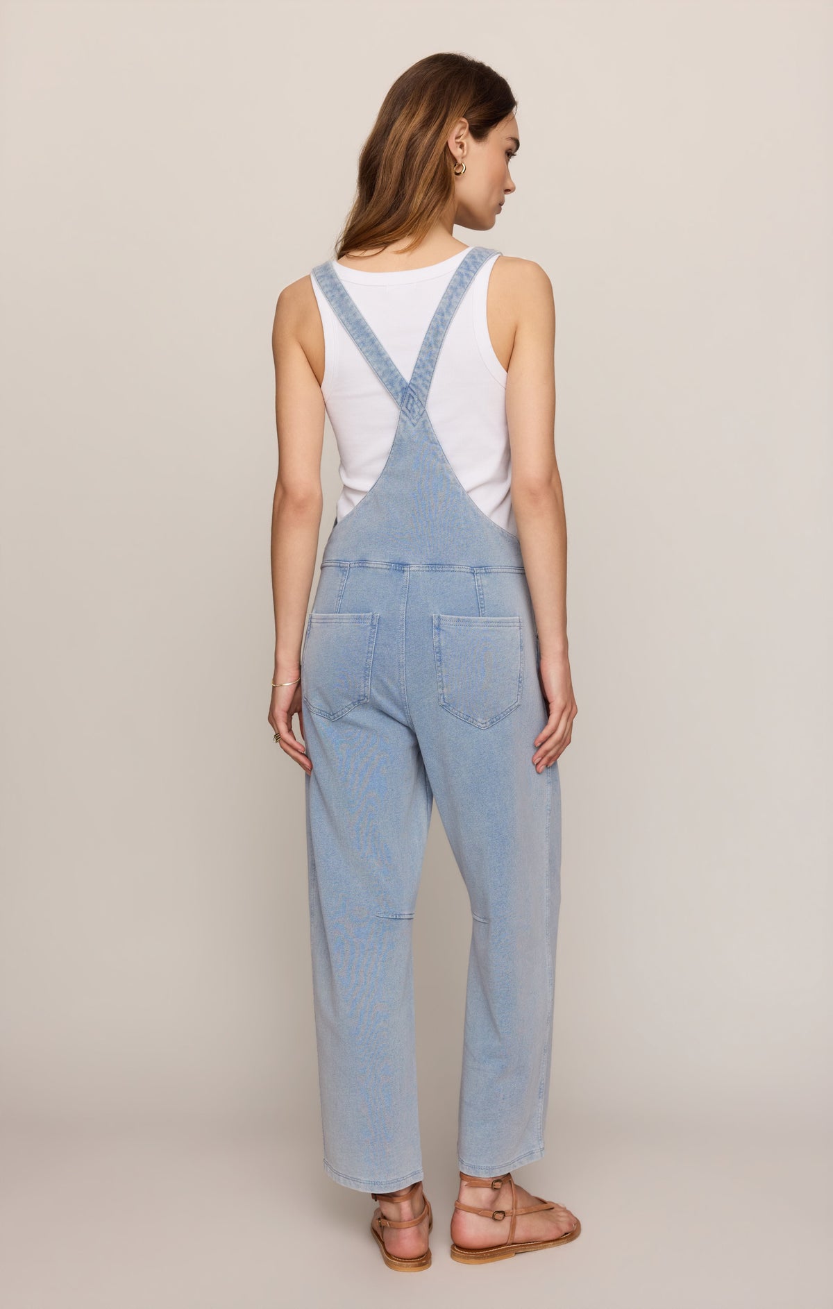 Pipeline Knit Denim Overalls