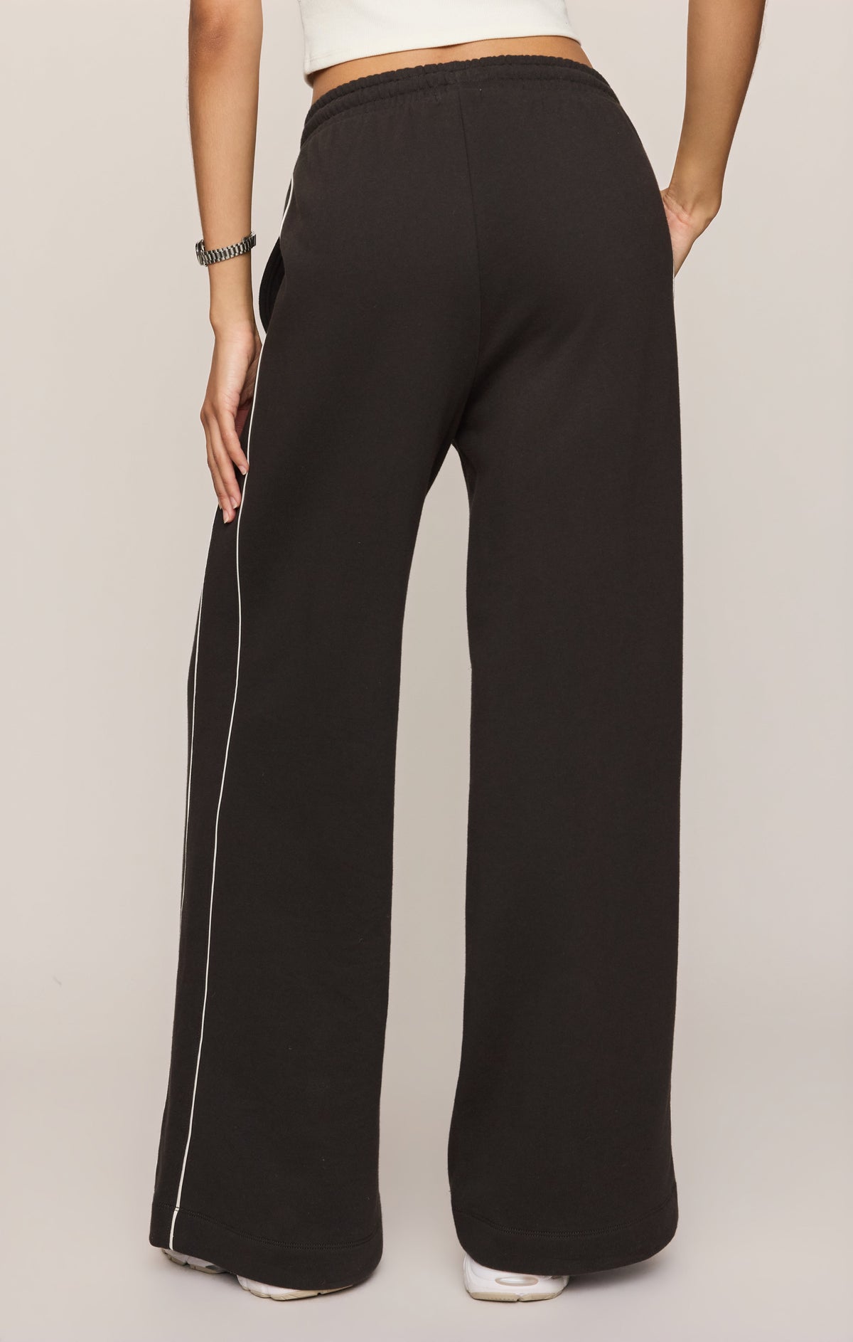Sport Stripe Knit Denim Pant