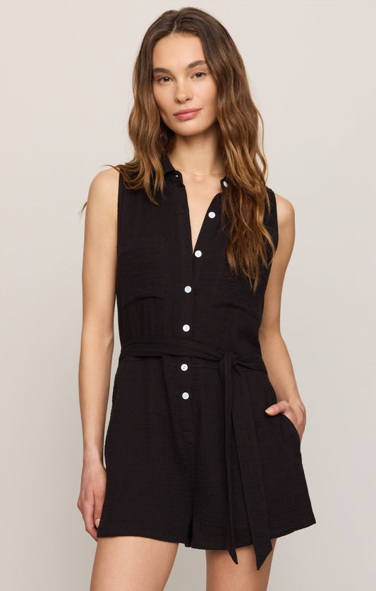 New Light Airy Gauze Romper