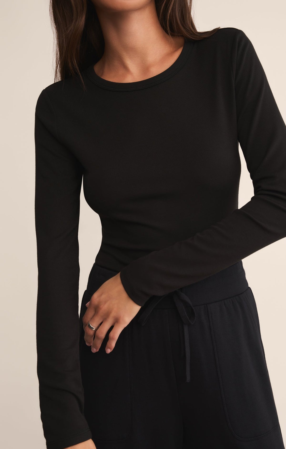Second Skin Crew Long Sleeve Tee