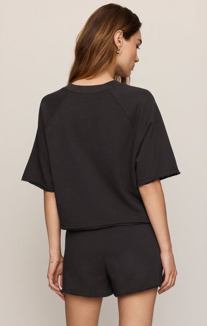 Short Sleeve Raglan Sweatshirt